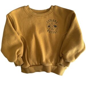 Explore Nature Mustard Kids Sweatshirt